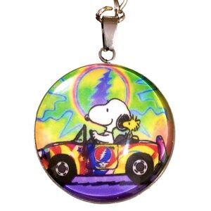GRATEFUL DEAD SNOOPY WOODSTOCK Keychain | Custom Made